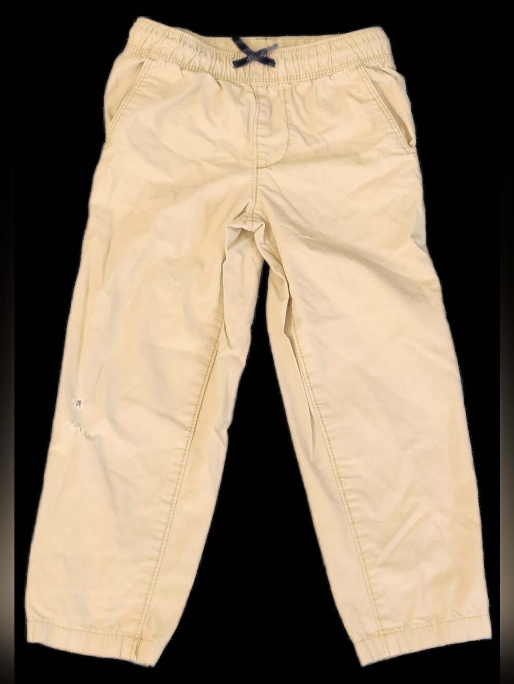 #KC128 Carter's Cream Elastic-Waist Joggers with Drawstring